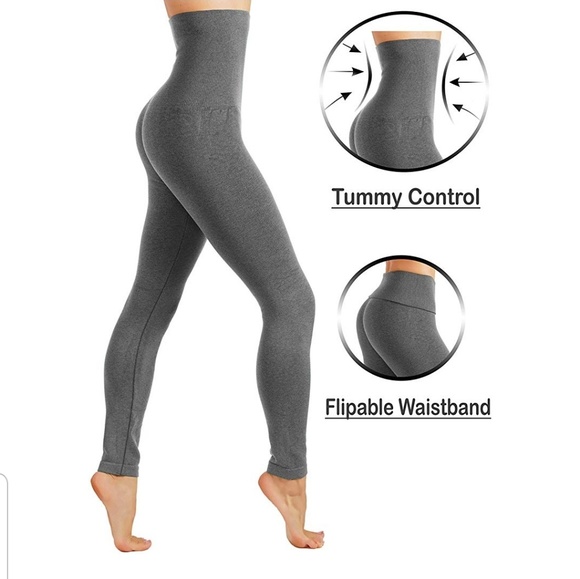 French terry winter thick leggings - Picture 4 of 7